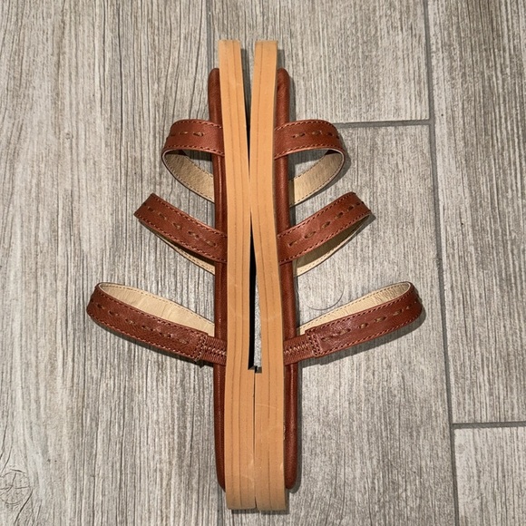 NWOT Frye Women's Faye Strappy Slide Brown Sandal Size 7.5 - Picture 6 of 14